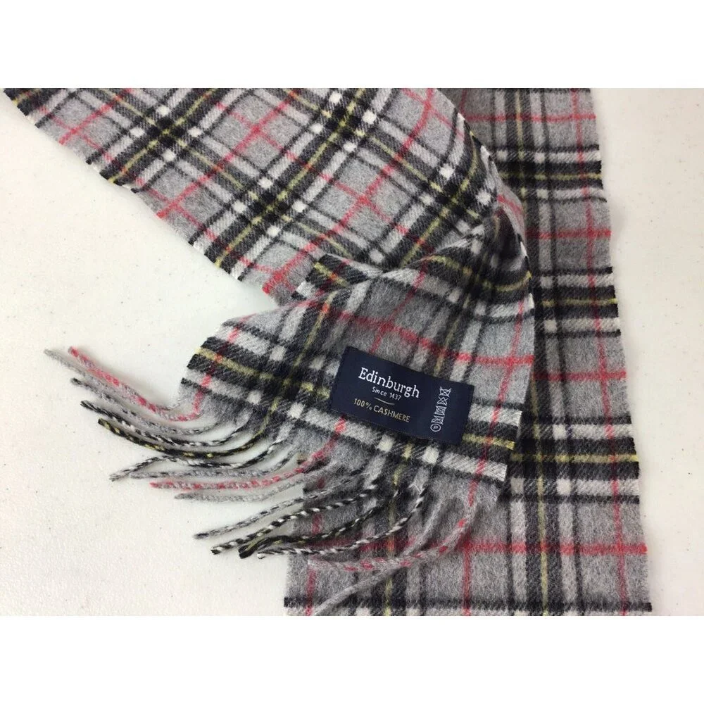 Edinburgh Cashmere Scarf Mens One Size